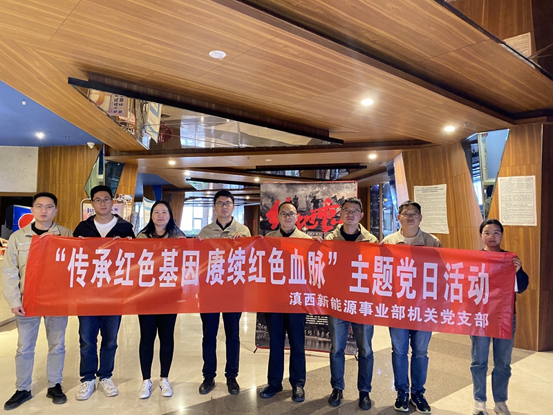 滇西新能源事业部机关党支部开展“传承红色基因 赓续红色血脉”主题党日活动_副本.jpg